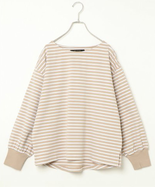 VENCEEXCHANGE(ヴァンスエクスチェンジ)の「ビッグシルエットプルオーバー(Tシャツ/カットソー・レディース・ブラック/ベージュ/オフホワイト・FREE)」の9枚目の写真
