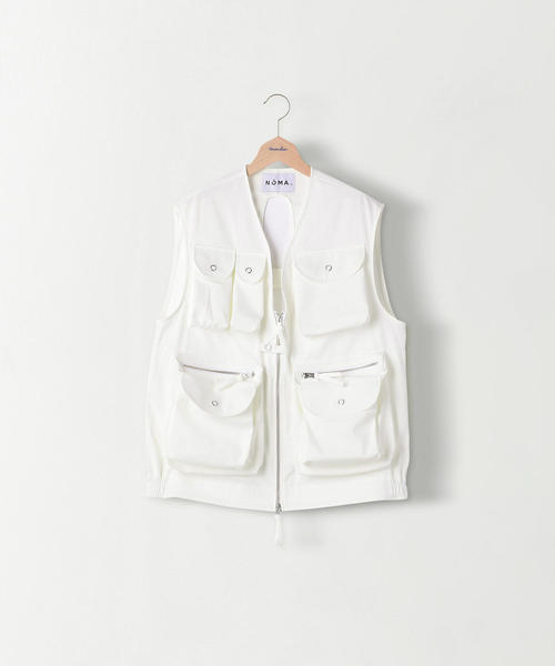 Steven Alan(スティーブンアラン)の「<NOMA t.d.> Field Vest/ベスト(ベスト・メンズ・ホワイト/ブラック・3/2)」の10枚目の写真