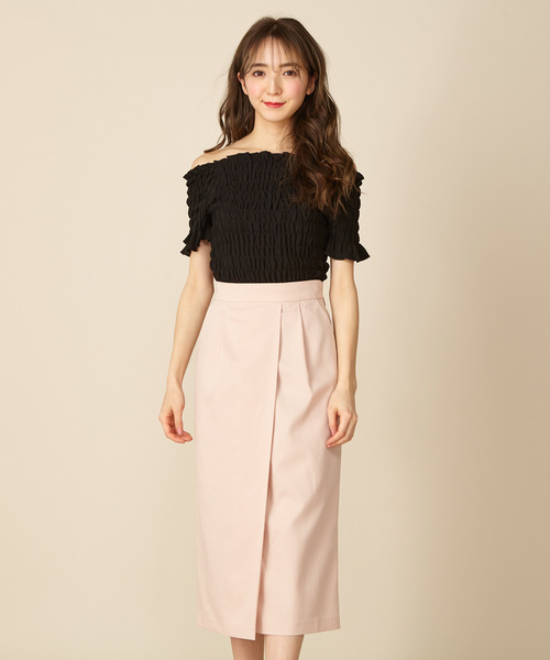 MIIA（ミーア）の「コルセットベルト付きタイトスカート（スカート