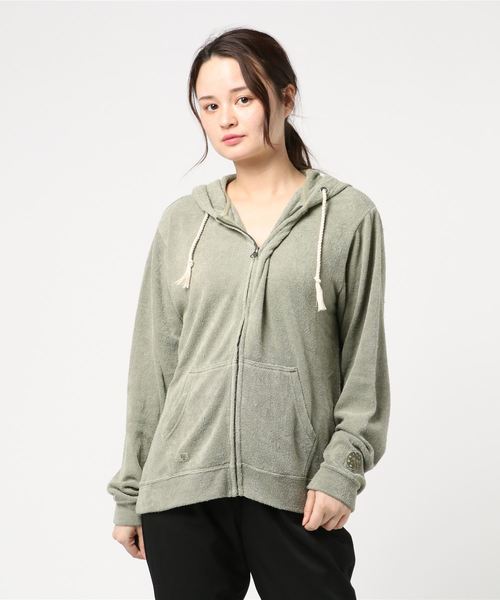 BILLABONG（ビラボン）の「パーカー BILLABONG AJ013-012（パーカー・レディース・オリーブ/ピンク/ブルー・M/L）」の2枚目の写真
