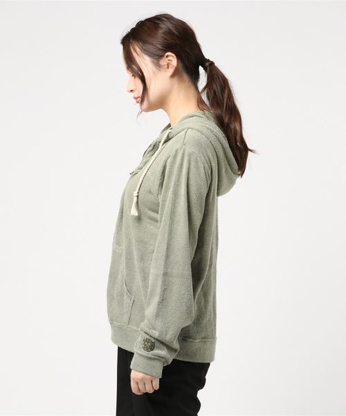 BILLABONG（ビラボン）の「パーカー BILLABONG AJ013-012（パーカー・レディース・オリーブ/ピンク/ブルー・M/L）」の4枚目の写真