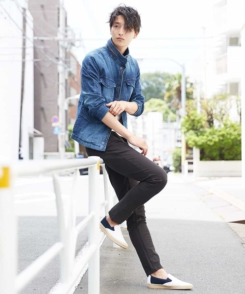 MK MICHEL KLEIN HOMME （エムケーミッシェルクランオム）の「ブルゾン（ヴィンテージデニム）（ブルゾン・メンズ・ライトブルー/ブルー・46/48/51）」の16枚目の写真