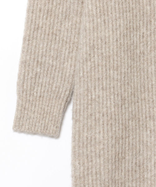 予約販売 BEAMS by B:MING / Vネックワンピース ヤク混 43656078