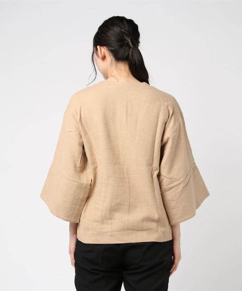 House_Commune（ハウスコミューン）の「【House_Commune】Raised Cotton Pullover（シャツ/ブラウス・レディース・ライトグレー/ベージュ・0）」の4枚目の写真