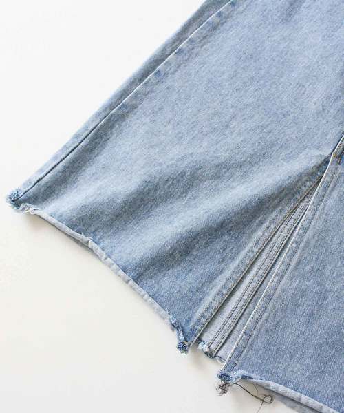 MODE ROBE（モードローブ）の「デニムスカート（デニムスカート・レディース・アイボリー/ブルー/ライトブルー・M/L/S）」の11枚目の写真