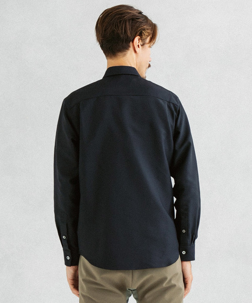 UNITED TOKYO（ユナイテッドトウキョウ）の「ダブルクロスレギュラーカラー（シャツ/ブラウス・メンズ・ベージュ/ネイビー/ホワイト・1/2/3）」の18枚目の写真