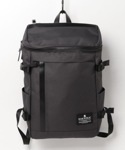 MAKAVELIC(マキャベリック)の「【MAKAVELIC】CHASE RECTANGLE DAYPACK(バックパック/リュック・メンズ・ブラック/ネイビー/グレー/チャコール・FREE)」の3枚目の写真