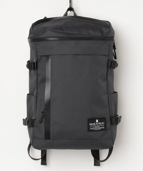 MAKAVELIC(マキャベリック)の「【MAKAVELIC】CHASE RECTANGLE DAYPACK(バックパック/リュック・メンズ・ブラック/ネイビー/グレー/チャコール・FREE)」の4枚目の写真