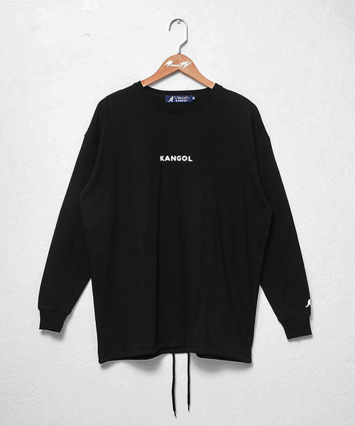 KANGOL(カンゴール)の「MinoriTY別注KANGOL(カンゴール)/裾スピンドルロングTシャツ ビッグシルエット 韓国(Tシャツ/カットソー・メンズ・ホワイト/ブラック/ベージュ/グリーン・M/L)」の12枚目の写真