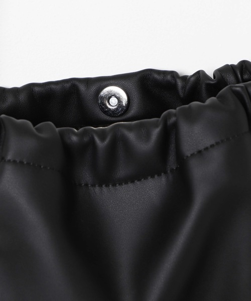 WEGO（ウィゴー）の「WEGO VINTAGE/巾着バッグ（ショルダーバッグ・レディース・ブラック/グリーン/アイボリー・FREE）」の7枚目の写真