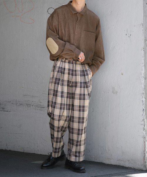 kutir（クティール）の「エルボーパッチルーズシャツ（シャツ/ブラウス・メンズ・ダークブラウン/ブラウン・LARGE/MEDIUM）」の10枚目の写真