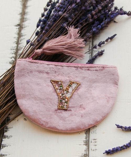 BAYFLOW（ベイフロー）の「BFイニシャルポーチ（ポーチ・レディース・イエロー/グリーン/ネイビー/グレー/パープル/ホワイト・0）」の6枚目の写真