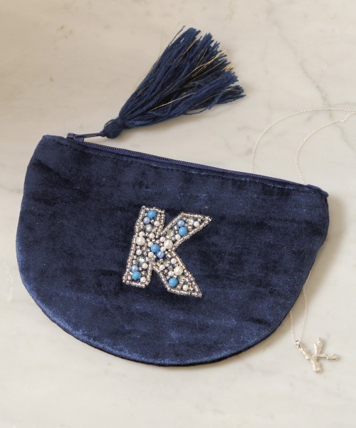 BAYFLOW（ベイフロー）の「BFイニシャルポーチ（ポーチ・レディース・イエロー/グリーン/ネイビー/グレー/パープル/ホワイト・0）」の5枚目の写真