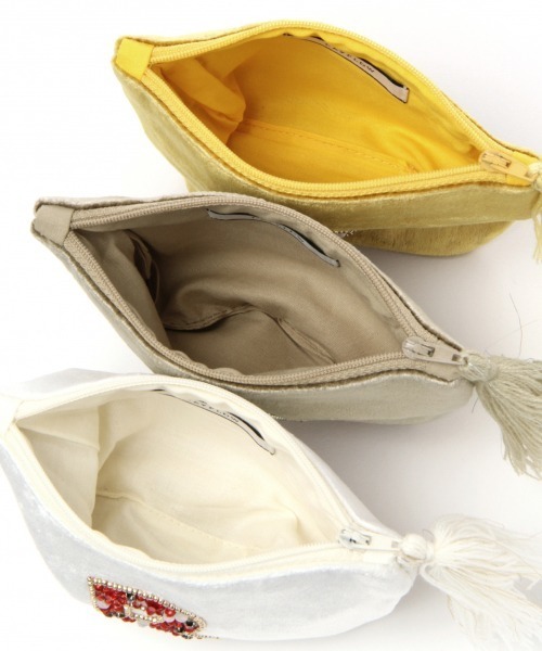 BAYFLOW（ベイフロー）の「BFイニシャルポーチ（ポーチ・レディース・イエロー/グリーン/ネイビー/グレー/パープル/ホワイト・0）」の19枚目の写真