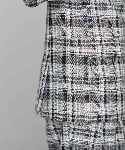 STUDIOUS（ステュディオス）の「【STUDIOUS】メランジチェック セットアップ ダブルジャケット（テーラードジャケット・レディース・マルチ・1/2）」の7枚目の写真