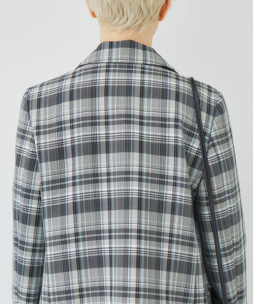 STUDIOUS（ステュディオス）の「【STUDIOUS】メランジチェック セットアップ ダブルジャケット（テーラードジャケット・レディース・マルチ・1/2）」の11枚目の写真