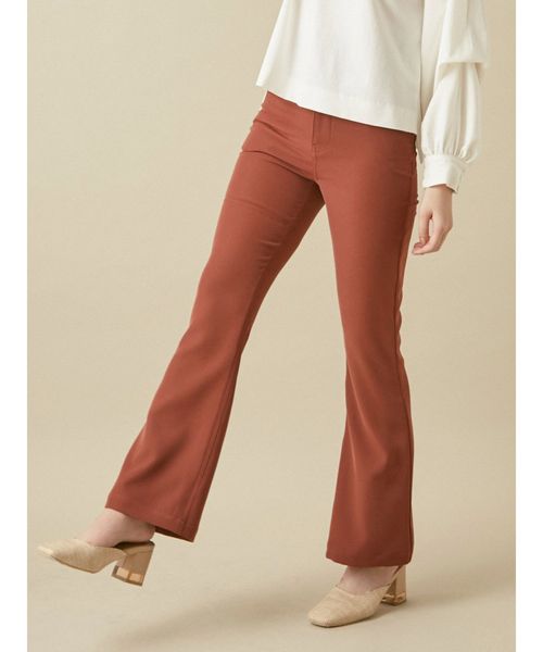 dazzlin（ダズリン）の「ブーツカットパンツ（その他パンツ・レディース・ピンク/グリーン/ブラウン/ベージュ・MEDIUM/SMALL）」の2枚目の写真