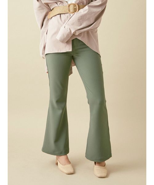 dazzlin（ダズリン）の「ブーツカットパンツ（その他パンツ・レディース・ピンク/グリーン/ブラウン/ベージュ・MEDIUM/SMALL）」の3枚目の写真