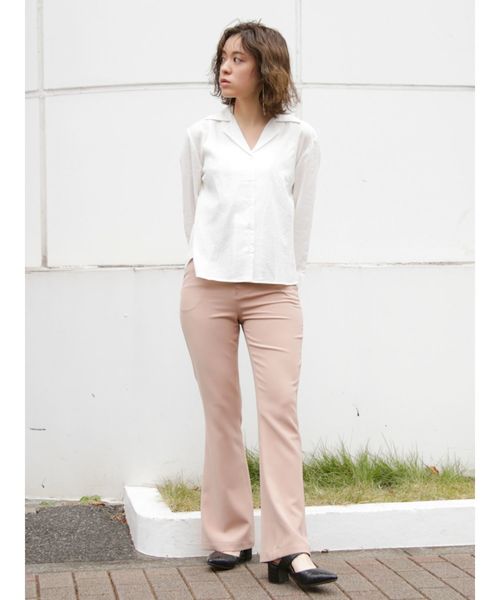 dazzlin（ダズリン）の「ブーツカットパンツ（その他パンツ・レディース・ピンク/グリーン/ブラウン/ベージュ・MEDIUM/SMALL）」の8枚目の写真