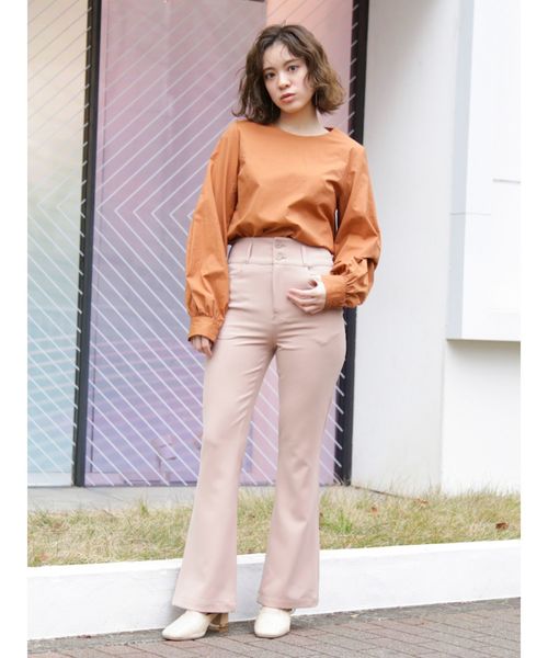 dazzlin（ダズリン）の「ブーツカットパンツ（その他パンツ・レディース・ピンク/グリーン/ブラウン/ベージュ・MEDIUM/SMALL）」の10枚目の写真