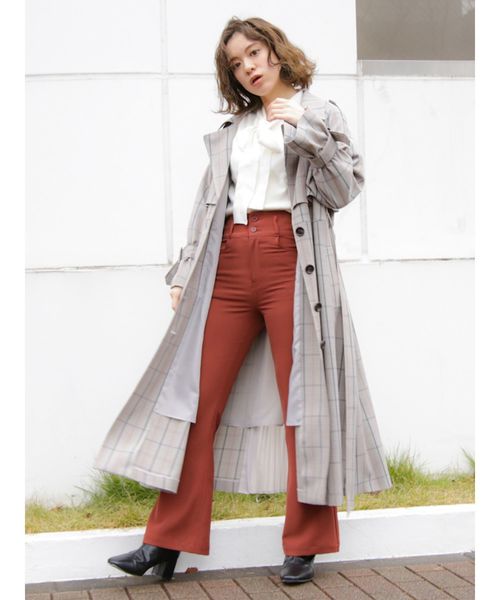 dazzlin（ダズリン）の「ブーツカットパンツ（その他パンツ・レディース・ピンク/グリーン/ブラウン/ベージュ・MEDIUM/SMALL）」の13枚目の写真