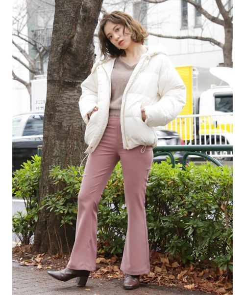 dazzlin（ダズリン）の「ブーツカットパンツ（その他パンツ・レディース・ピンク/グリーン/ブラウン/ベージュ・MEDIUM/SMALL）」の14枚目の写真