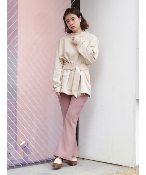 dazzlin（ダズリン）の「ブーツカットパンツ（その他パンツ・レディース・ピンク/グリーン/ブラウン/ベージュ・MEDIUM/SMALL）」の17枚目の写真