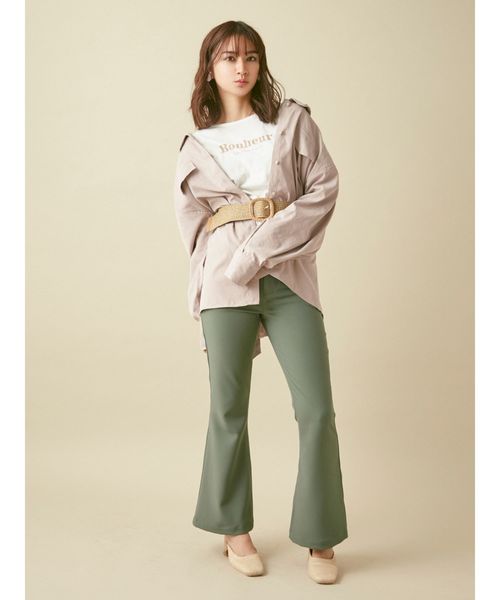 dazzlin（ダズリン）の「ブーツカットパンツ（その他パンツ・レディース・ピンク/グリーン/ブラウン/ベージュ・MEDIUM/SMALL）」の18枚目の写真