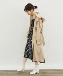 natural couture | 2WAYフード付きトレンチコート(トレンチコート)