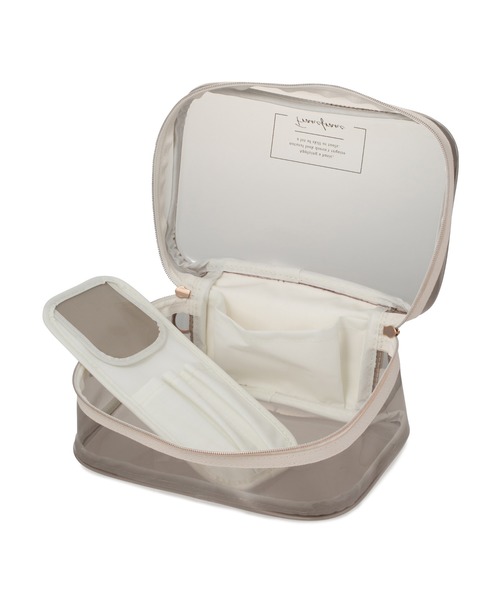 Francfranc（フランフラン）の「プリローダ バニティポーチ S グレー（ポーチ・レディース・グレー・FREE）」の4枚目の写真