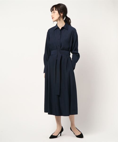 セール クレープバックサテン シャツドレス シャツワンピース Vince ヴィンス のファッション通販 Zozotown