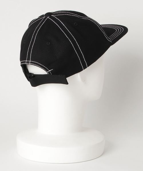 Carhartt WIP（カーハートダブリューアイピー）の「STRATFORD CAP（キャップ・メンズ・ブラック×ホワイト/ダークネイビー・ONE SIZE）」の3枚目の写真