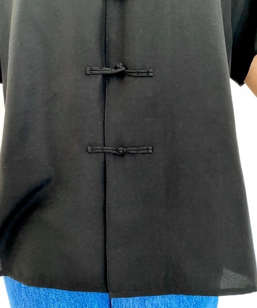 PAGEBOY(ページボーイ)の「シアーチャイナカイキンシャツ(シャツ/ブラウス・レディース・オフホワイト/ブラック/パープル・FREE)」の17枚目の写真