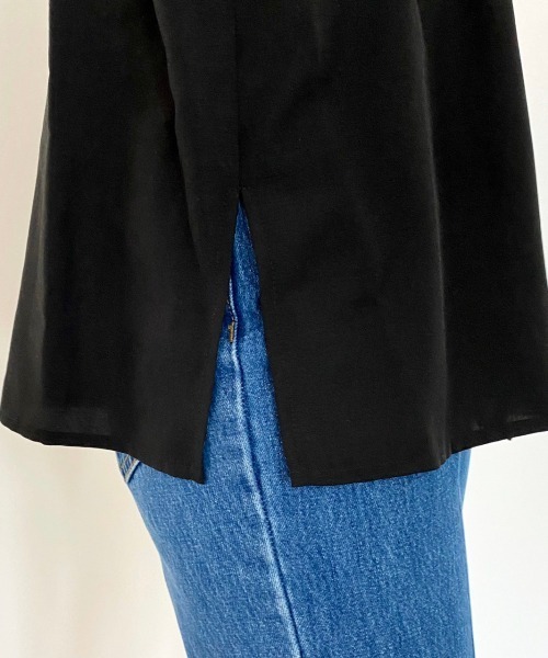 PAGEBOY(ページボーイ)の「シアーチャイナカイキンシャツ(シャツ/ブラウス・レディース・オフホワイト/ブラック/パープル・FREE)」の15枚目の写真