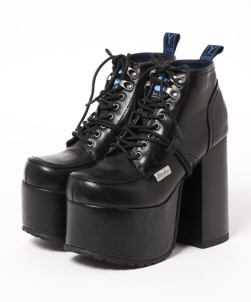 Yosuke ヨースケ のファッション シューズ ブーツ Yosuke ヨースケ 超厚底プラットフォームショートブーツ ブーツ