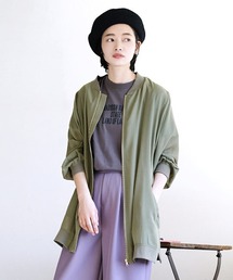 zootie（ズーティー）の「MA-1ガーゼブルゾン[ロング]（MA-1）」