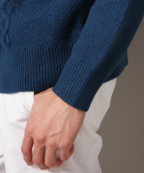 MEN'S MELROSE(メンズメルローズ)の「【成宮寛貴さん着用smart12月号】smart×MASTER FRAME カシミヤタッチ タートルセーター(ニット/セーター・メンズ・オフホワイト/ターコイズブルー/ネイビー/キャメル・X-LARGE/LARGE/MEDIUM)」の16枚目の写真