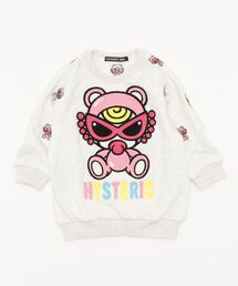 新品未使用タグ付きヒステリックミニスパンコール刺繍トレーナー HYSTERIC MINI（ヒステリックミニ）の「TEDDY MINI サガラ刺繍