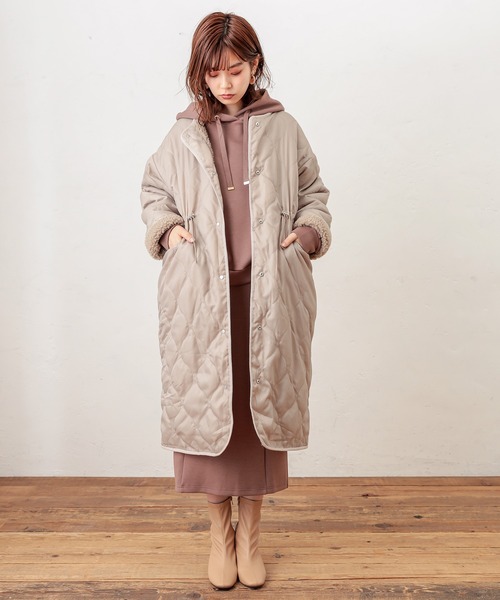natural couture(ナチュラルクチュール)の「ふわもちラテパーカー(パーカー・レディース・ベージュ/ブラウン/ピンクベージュ/グレイッシュベージュ/アイボリー・FREE)」の10枚目の写真