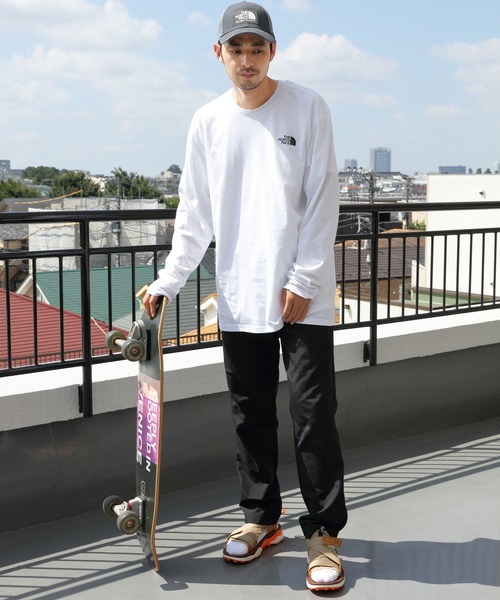 THE NORTH FACE（ザノースフェイス）の「THE NORTH FACE バックロゴ/ロンＴ（Tシャツ/カットソー・メンズ・ホワイト/ブラック/ヘザーグレー/ブルー/レッド・SMALL/MEDIUM/LARGE/X-LARGE）」の21枚目の写真