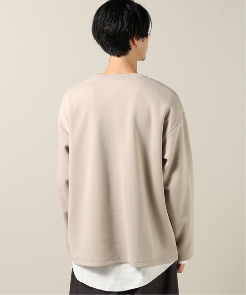 JOURNAL STANDARD(ジャーナルスタンダード)の「【ロングTシャツ+サーマルTシャツ2点SET】ダンボールワッフルレイヤードクルーネック(スウェット・メンズ・ブラック系その他/ベージュ/ナチュラル/ライトグリーン・SMALL/MEDIUM/LARGE)」の21枚目の写真