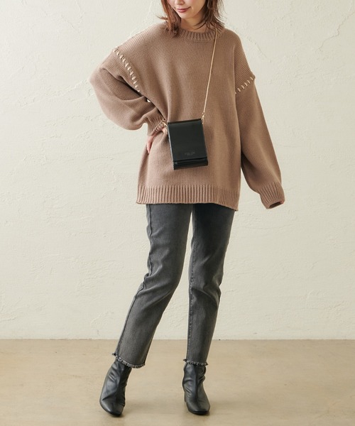 natural couture(ナチュラルクチュール)の「フリンジストレッチカラーパンツ(その他パンツ・レディース・ブラック系その他/モカ/ラベンダー/オレンジ・SMALL/MEDIUM)」の7枚目の写真
