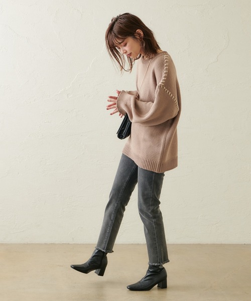 natural couture(ナチュラルクチュール)の「フリンジストレッチカラーパンツ(その他パンツ・レディース・ブラック系その他/モカ/ラベンダー/オレンジ・SMALL/MEDIUM)」の8枚目の写真
