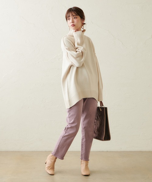 natural couture(ナチュラルクチュール)の「フリンジストレッチカラーパンツ(その他パンツ・レディース・ブラック系その他/モカ/ラベンダー/オレンジ・SMALL/MEDIUM)」の18枚目の写真