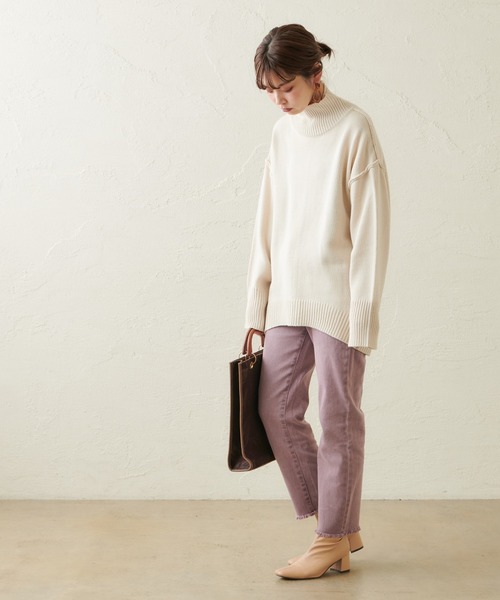 natural couture(ナチュラルクチュール)の「フリンジストレッチカラーパンツ(その他パンツ・レディース・ブラック系その他/モカ/ラベンダー/オレンジ・SMALL/MEDIUM)」の19枚目の写真