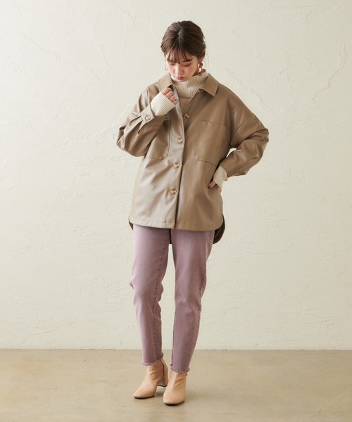 natural couture(ナチュラルクチュール)の「フリンジストレッチカラーパンツ(その他パンツ・レディース・ブラック系その他/モカ/ラベンダー/オレンジ・SMALL/MEDIUM)」の21枚目の写真