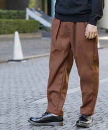 ウーリーテック ワイドテーパード ウォームパンツ