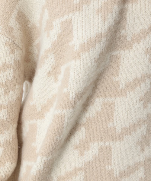 Heather(ヘザー)の「チェックチュニックニットプルオーバー 925811(ニット/セーター・レディース・ホワイト系その他/ベージュ系その他/グリーン系その他・FREE)」の14枚目の写真
