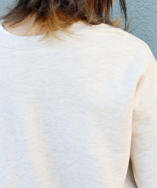 Auntie Rosa Holiday(アンティローザホリデー)の「ビッグロゴスウェット(スウェット・レディース・チャコールグレー/グレー/ナチュラル/ライトグレー・FREE)」の6枚目の写真