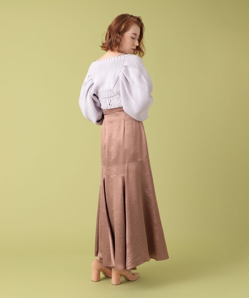 ME COUTURE（ミークチュール）の「ハートケーブルセットニット